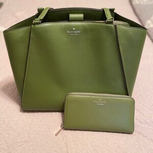 Kate Spade shoulder bag with matching wallet
